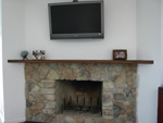 contemporay fireplace